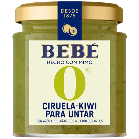 Untable 0% de Ciruela y Kiwi Bebé 230g