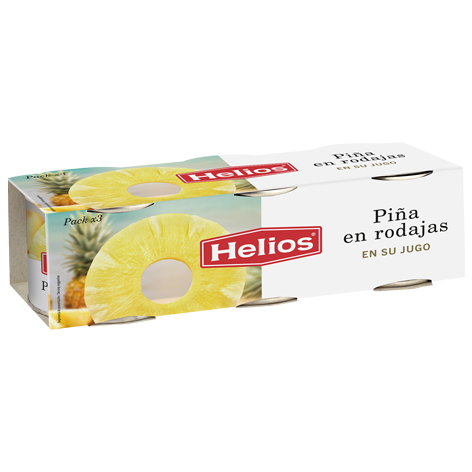 Tripack Rodajas de Piña en su Jugo